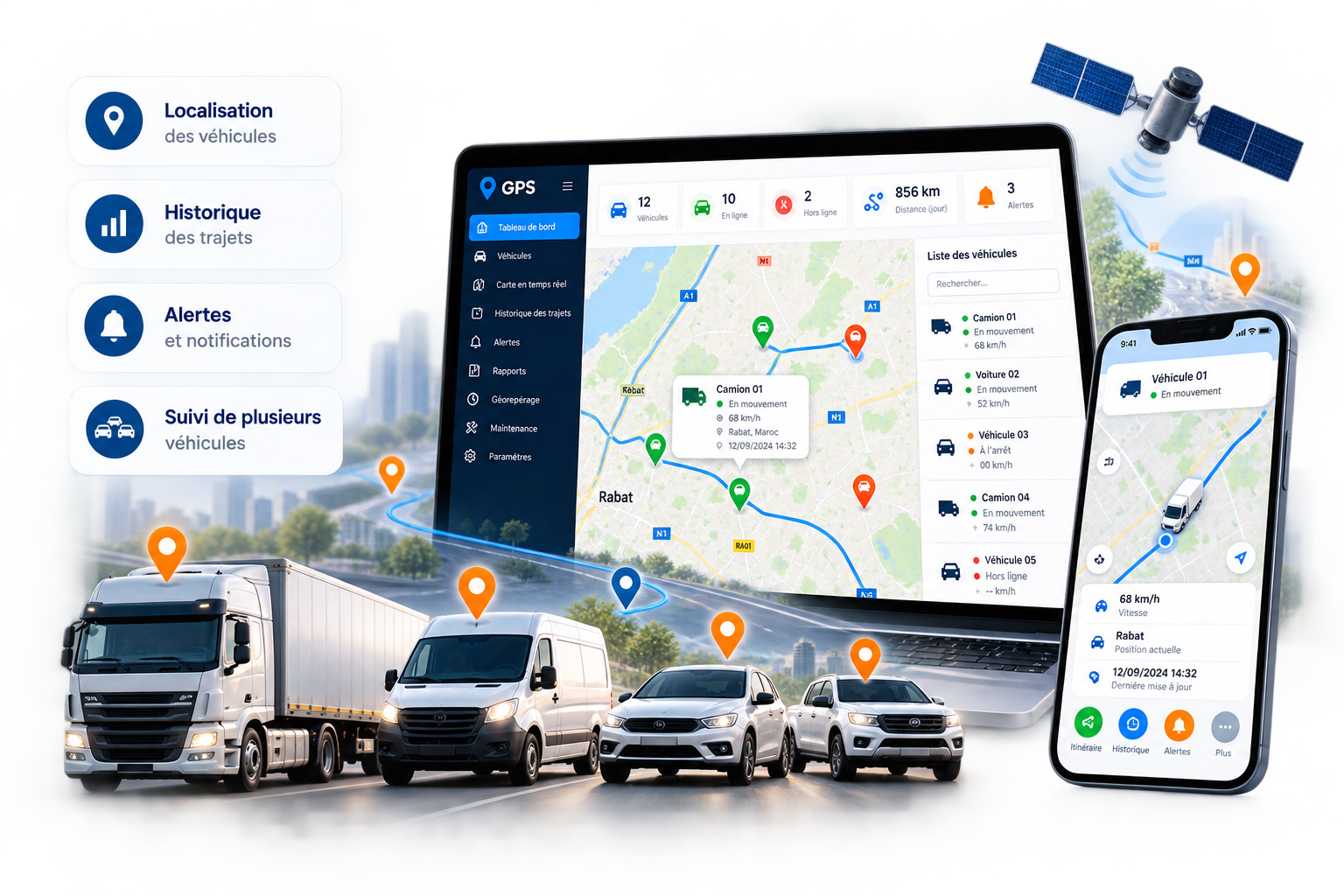 Solution GPS et gestion de flotte pour véhicules professionnels – IT Zone Market