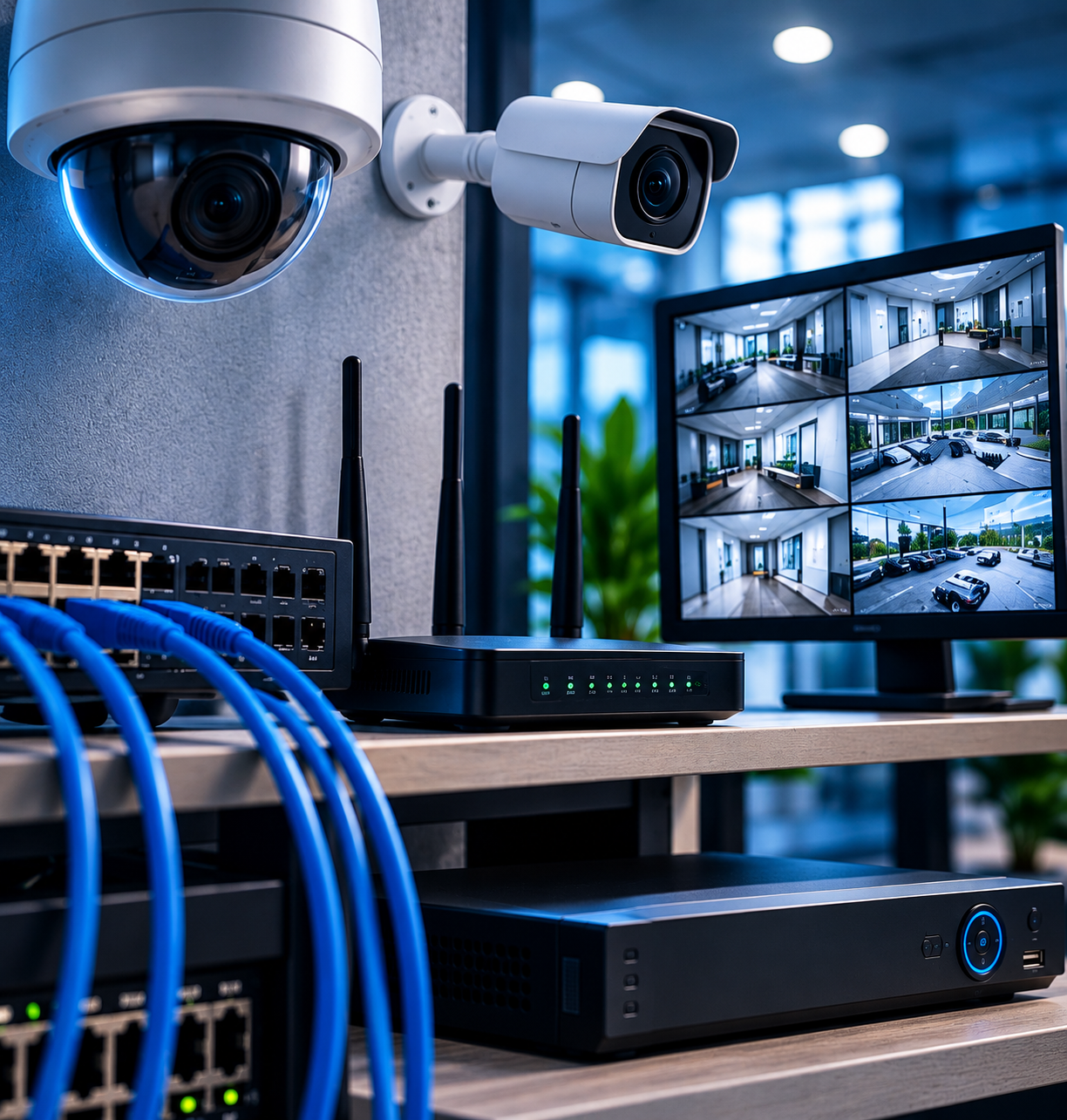 Installation réseau informatique et vidéosurveillance – IT Zone Market